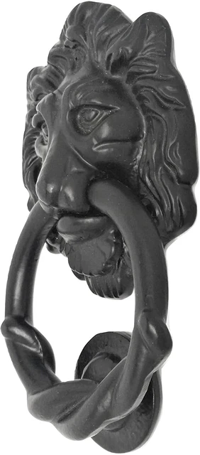 Lion Head Front Door Knocker for Decoration Barn Shed Doors Interior 6.3 Inch