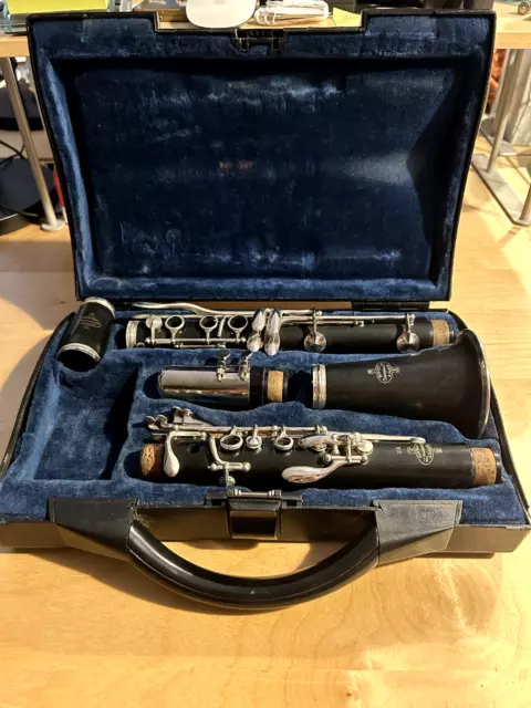 BUFFET Crampon & Cie A PARIS Clarinet B12 Germany With Mouthpiece