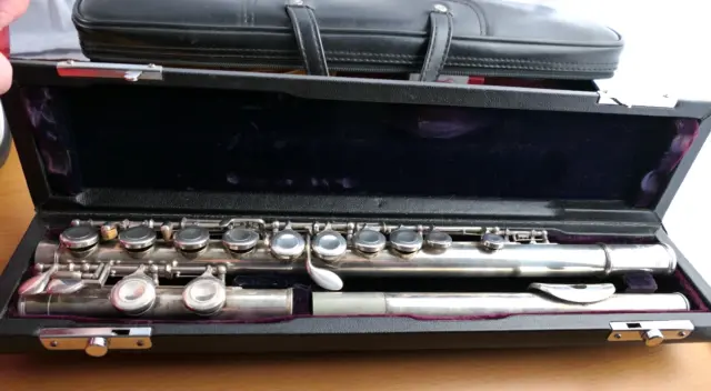 Querflöte / Pearl Flute PF-501 / inkl. Koffer & Tasche / vollständig