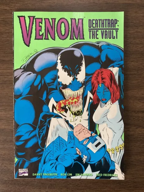 Venom Deathtrap: The Vault Marvel Comics 1993 Embossed Cover Spider-Man Avengers