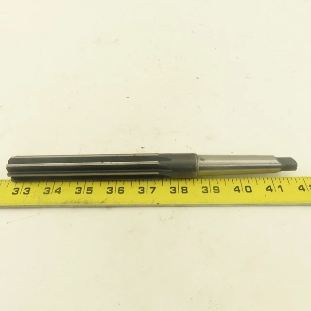 .8693 Reamer Straight 8 Flute Morse Taper MT2 Shank 5" Flute Length