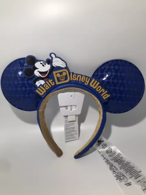 BNWT Walt Disney World Making Magic Retro Ears Disney Parks Blue