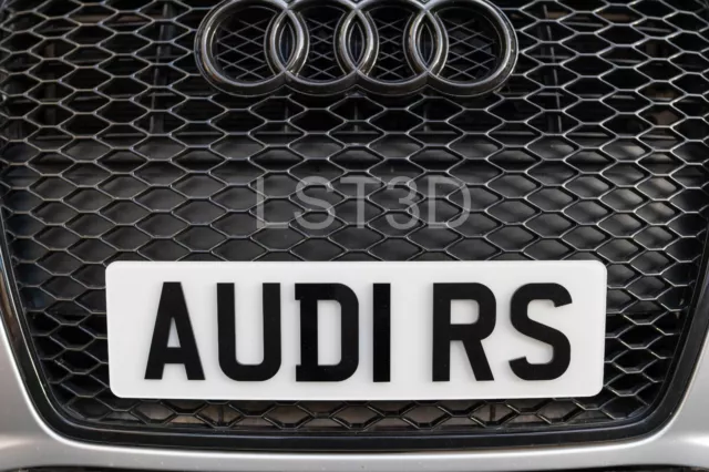Audi RS Gitter Nummernschildhalter - Druck & Verriegelungshalterung - RS3 RS4 RS5 RS6 TT