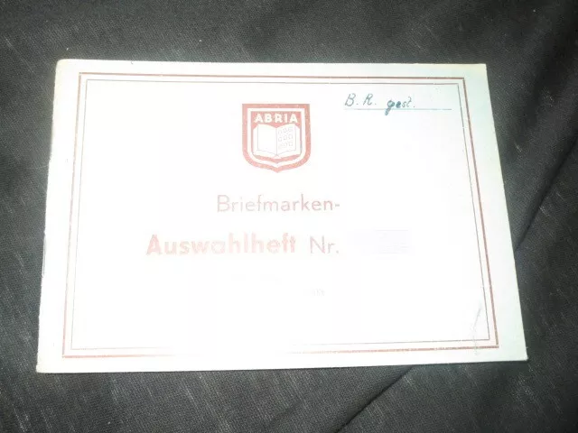 Stamp Selection Booklet ABRIA