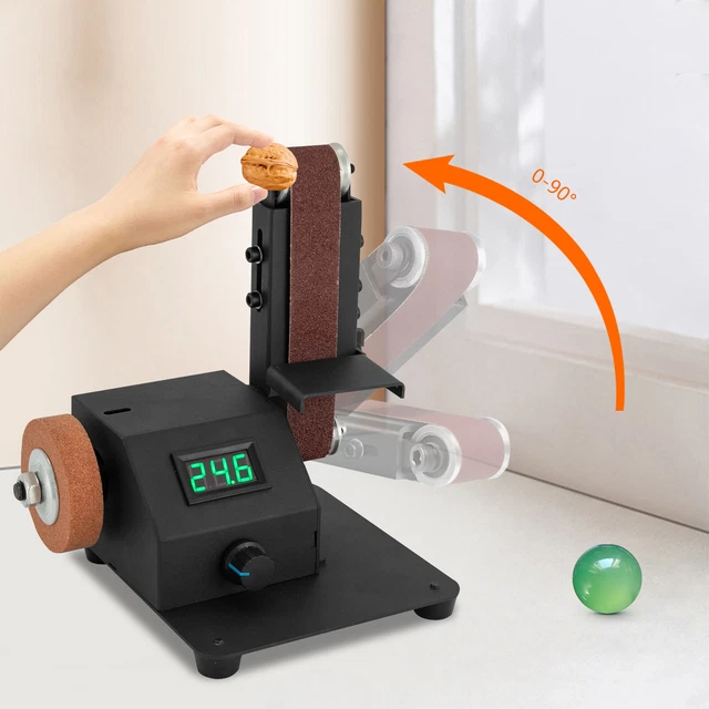 Produktbild von Glas-Keramik-Schleifmaschine, 4200 R/Min Automatischer Schleifer, Automatisch Wasser Zuführen, Glasschleifmaschine Für Glas Keramik, Mosaikfliesen, Buntglas, DIY-Handwerk