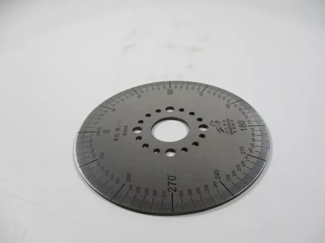1pcs 100mm*20mm *2mm 360 degree dial plate Stainless steel disc
