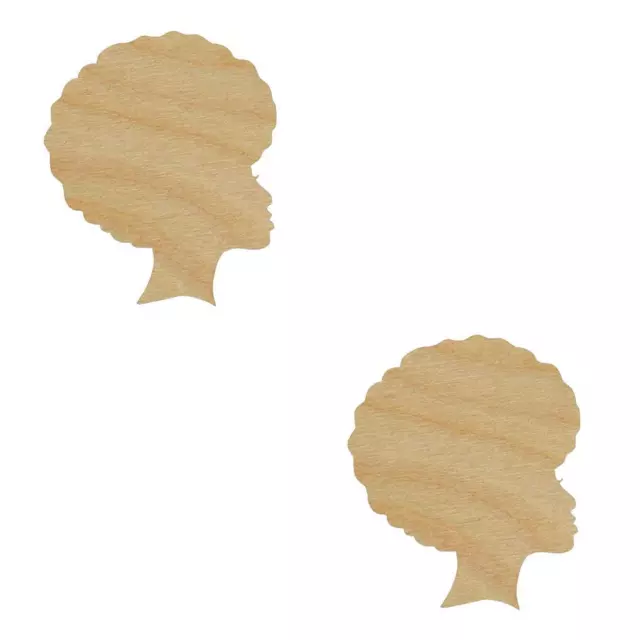 1/2/3 Head Silhouette Mother's Day Wooden Wreath Template DIY Craft Home