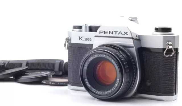 [Near MINT] Asahi Pentax K1000 Film Camera Pentax-M 50mm F2 Lens From JAPAN