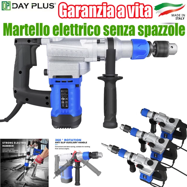 Martello tassellatore demolitore SDS PLUS trapano perforatore elettrico 1600W