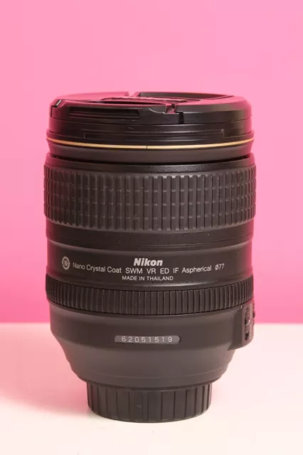 Nikon Nikkor AF-S 24-120mm F4G ED VR Full Frame Lens F Mount EXCELLENT! 3
