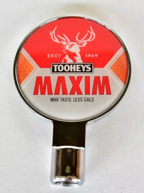 Tooheys Maxime Beer Tap Top Badge