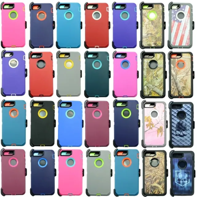 For Apple iPhone 6S/ 7 / 8 Plus Case Cover(Belt Clip Fits Otterbox Defender)