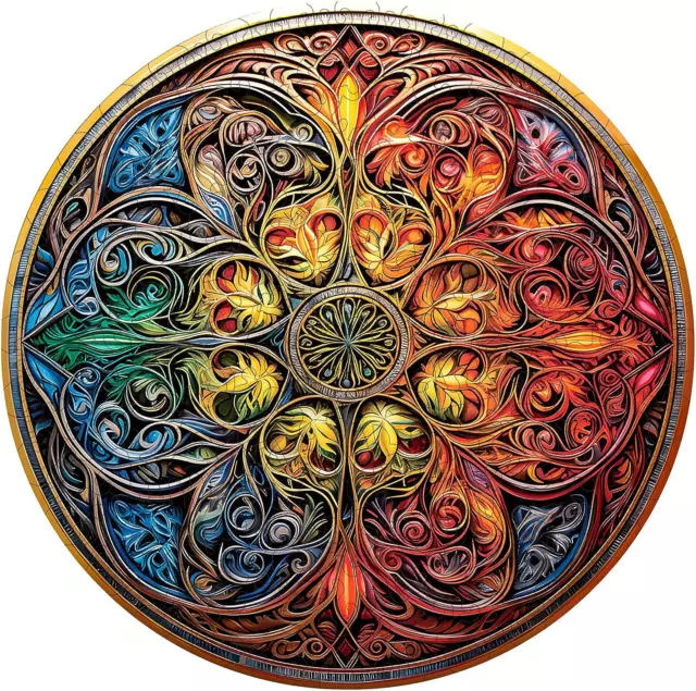 Wooden Jigsaw Puzzles - Advanced Mandala Dreamland Wooden Puzzle Adult Unique Sh