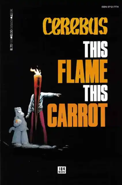 Cerebus the Aardvark #104 FN; Aardvark-Vanaheim | Flaming Carrot - we combine sh