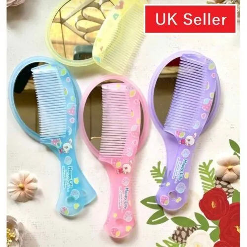 Hair Comb With Mirror Set Soft & Gentle For Your Baby womens hair brush set Comb