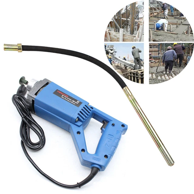 800W ELECTRIC CONCRETE Vibrating Machine Handheld Concrete Compressor