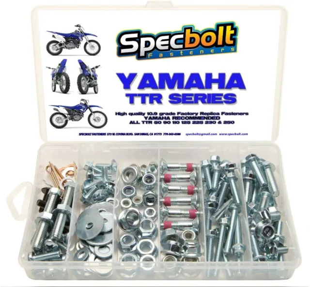 Yamaha TTR 4-Stroke Series 150pc Bolt Kit TTR 50 90 110 125 225 230