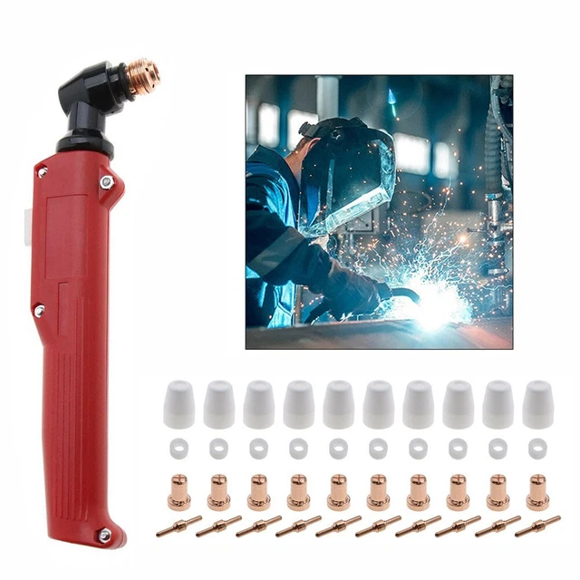 Ensemble de buse d'extrémité d'électrode efficace PT31 coupe-plasma LG40
