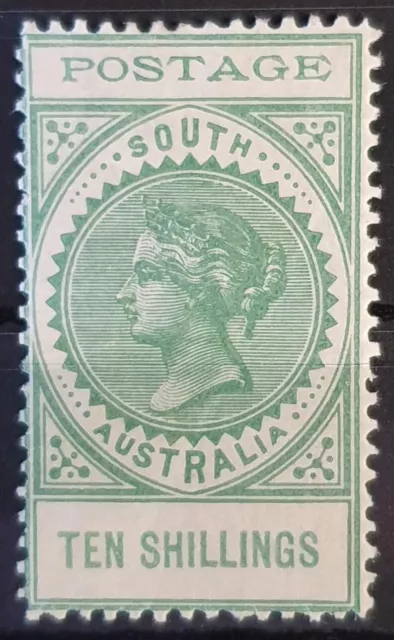 SOUTH AUSTRALIA 1902-1904 Mint NH Postage 10/- Green SG #278 CV £200+ SIGNED VF