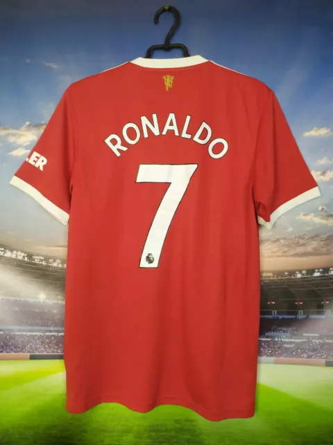 Ronaldo Manchester United Home football shirt 2021 - 2022 Adidas Mens Size M