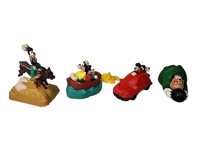 RARE BURGER KING 1995 Goofy Max's Adventure Movie Toys Set Of