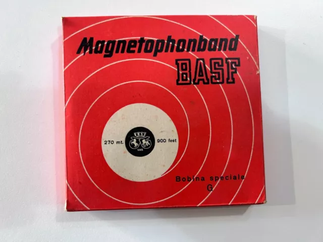 Bobina Basf Magnetophonband Bobina Speciale G Made In Germania Mai Usata