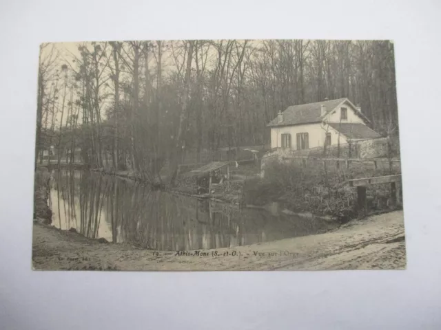Cpa Essonne 91 Athis Mons Vue Sur L'orge