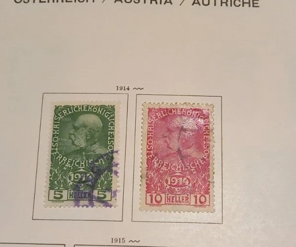Österreich MiNr 178 - 179 gestempelt