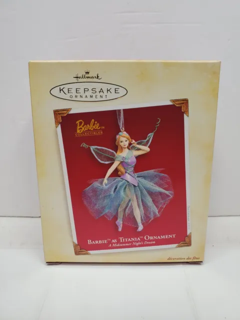 2004 Hallmark Barbie as Titania "A Midsummer Night's Dream" Ornament Ballet