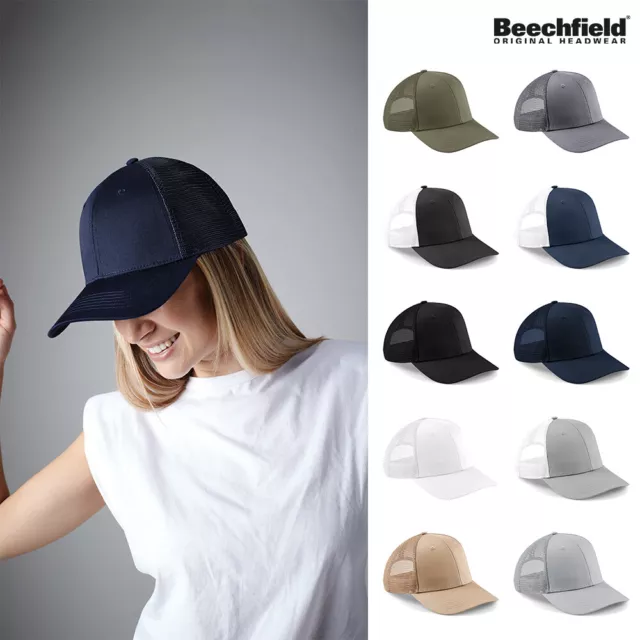 Beechfield Urban Trucker Mütze - stilvolle Sommer Baseballmütze für Männer und Frauen