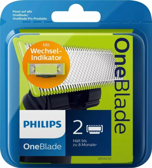 Philips OneBlade Ersatzklingen für alle OneBlade Modelle, Anzahl freie Wahl, OvP