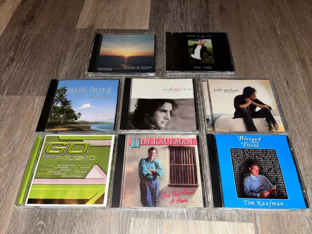 Lot of 8 Mixed CD Lot Christian CD’s, sealed Sandi Patti, Mark Payne, and Josh G