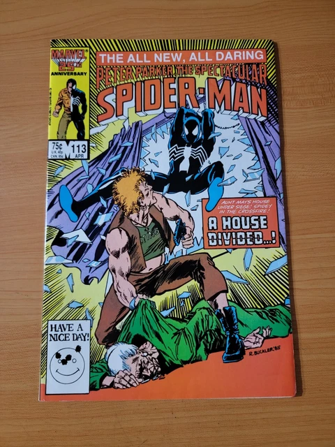 Spectacular Spider-Man #113 Direct Market Edition ~ NEAR MINT NM ~ 1986 Marvel