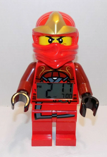 Lego Ninjago Figure Alarm Clock 9.5" Tall Lego Ninjago Figure Alarm Clock 9.5" Tall