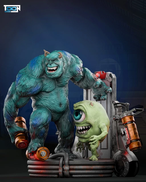 MIKE SULLY - Monsters Inc 3D Printed Statue - Unassembled - Height ...