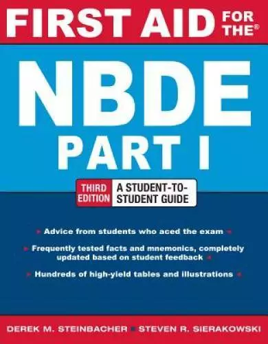 First Aid for the NBDE Part 1, Third Edition (First Aid Series) - GOOD