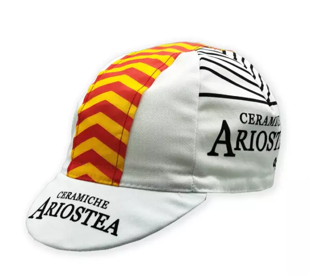 Brand new  Ariostea  Cycling cap, Italian made Retro fixie Bianchi