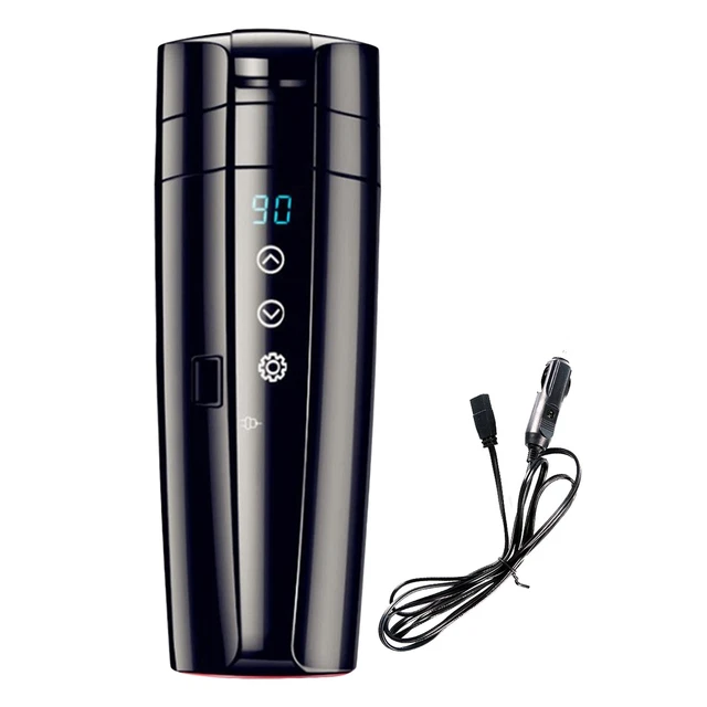 Stainless Steel Car Heat Smart Mug with Temperature Control Electric Water Cup