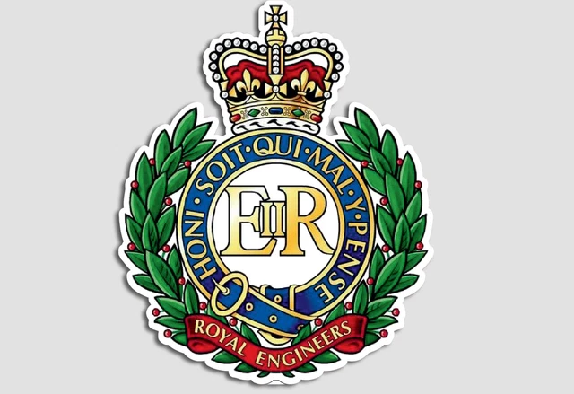 HM Forces Insignia Royal Marines & HM Armed Forces Sticker