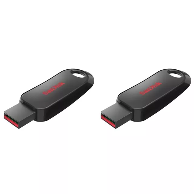 SanDisk 64GB Cruzer Snap USB 2.0 Flash Drive (Pack of 2) 64GB (Pack of 2) Single