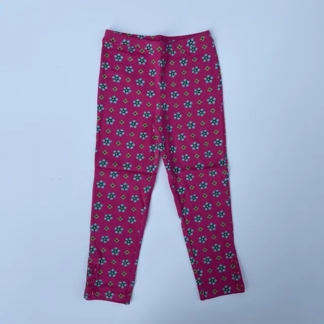 Baby Gap Girls Mulberry Print Buttons Leggings Size 5 Years Pink Floral New