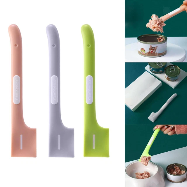 Pet Food Can Spoon Multifunktionaler TPR-Silikonspatel für Katzen und Hunde