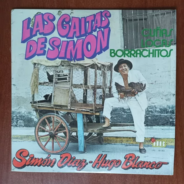 Las Gaitas De Simon Con Hugo Blanco Y Su Conjunto [1976] Vinyl LP Latin Cumbia