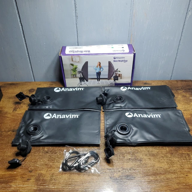 Bolsa de peso de agua de alta resistencia Anavim diseño de silla de montar paquete de 4 fotos video estudio soporte