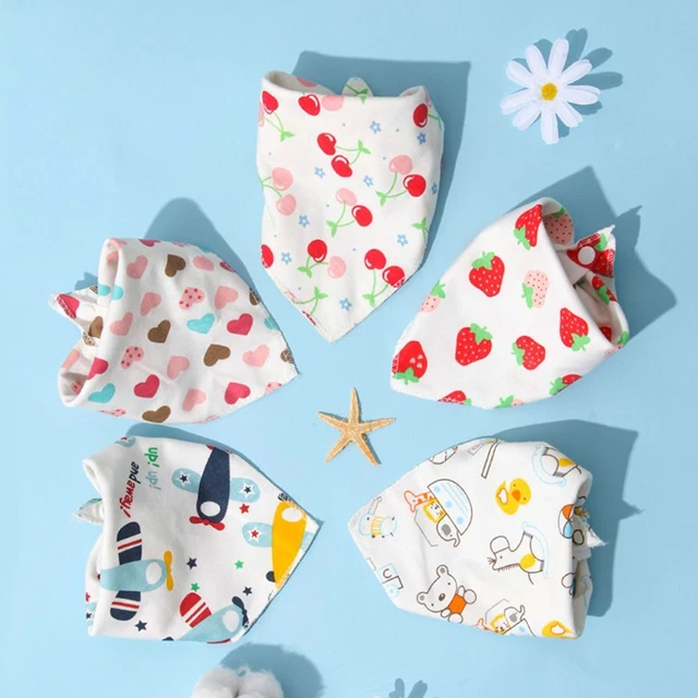 Bébé Dessin animé Doux Bavoirs Chiffons Burp Poche à salive Serviette à salive