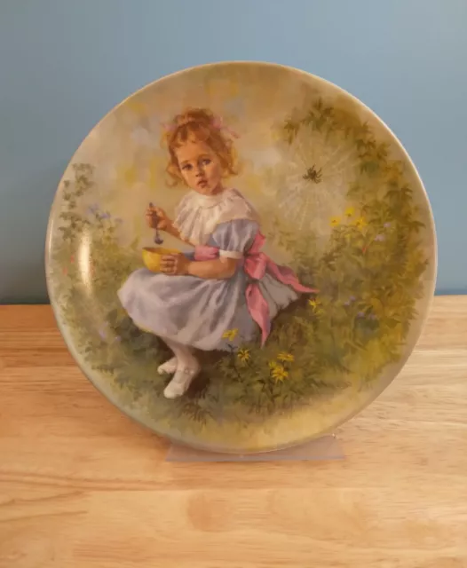 1981 Reco Little Miss Muffet By John McClelland Mother Goose Series Plate
