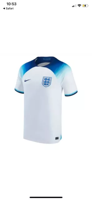 LARGE - England Football Home Shirt 2022/2023 Mens LARGE.
