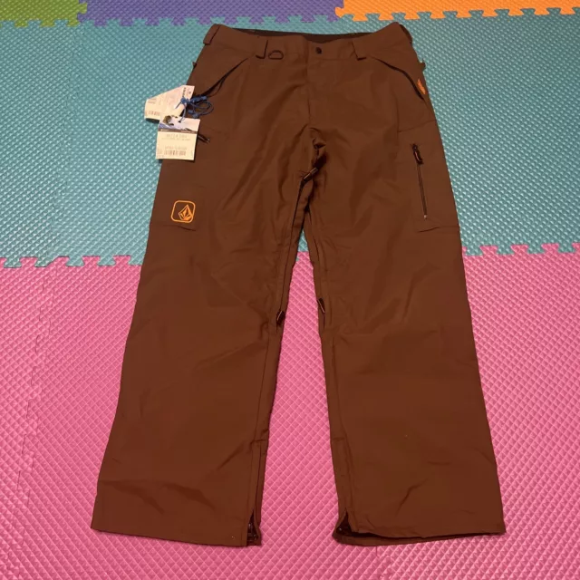 Volcom Stone Ski/Snowboard Boardwear Men's Pants Khaki Size Medium Free Shipping