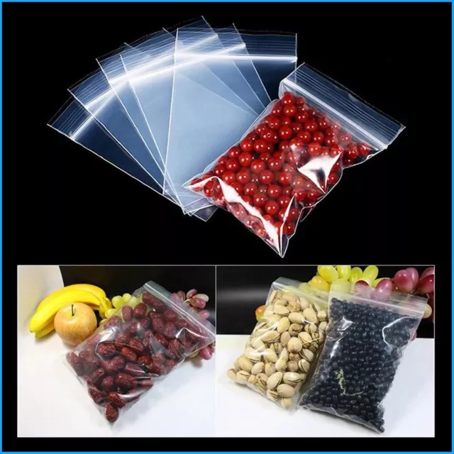 Grip Seal Bags Clear  Resealable Plastic Polythene Cheapest Gripseals 3