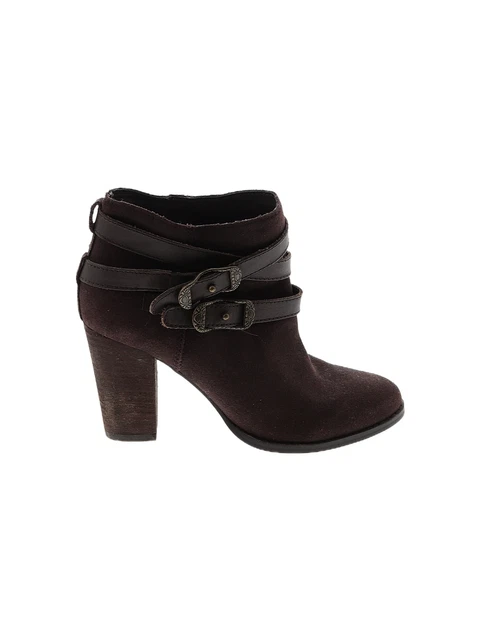 Reba Women Brown Ankle Boots 6.5